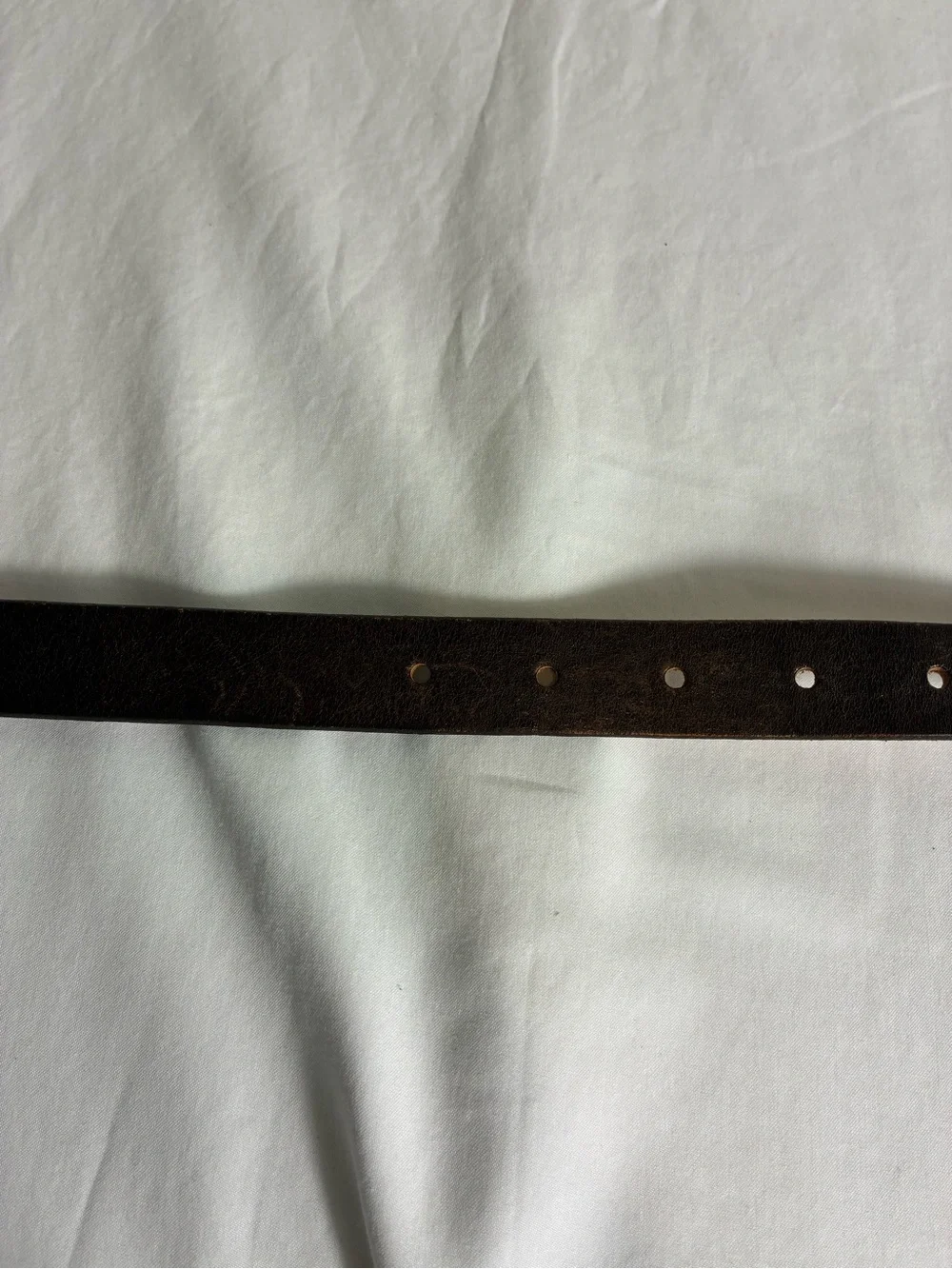 GAP Womens belt Sz M Brown Leather Silver Pyramid Studs